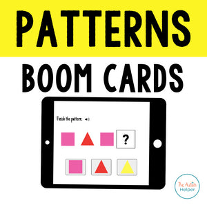 Patterns Interactive Boom Cards