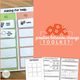 Behavior Change Toolkit cover with communication visuals and behavior data sheets