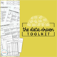 The Data Driven Toolkit cover with editable data-sheet examples