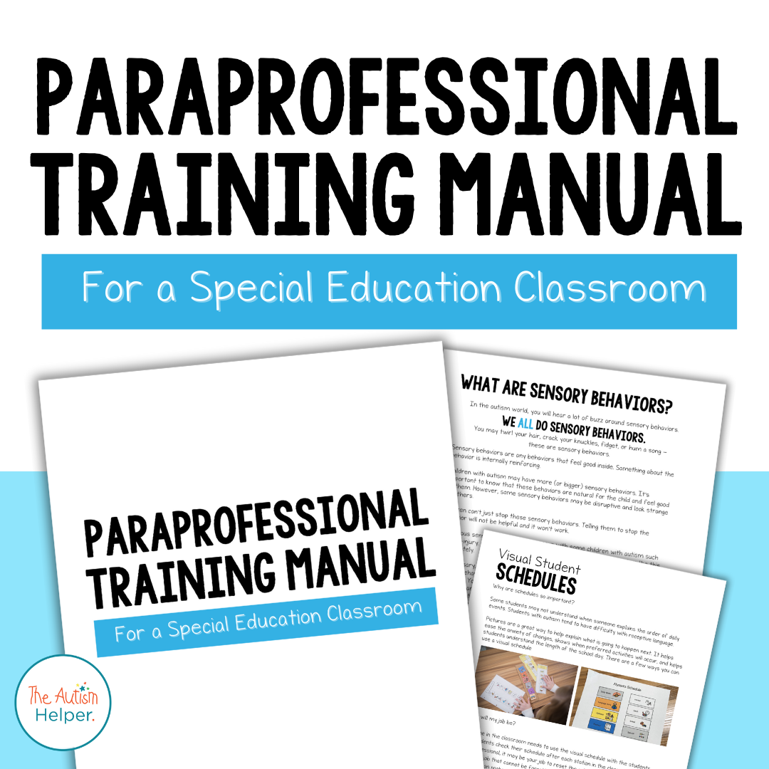 Paraprofessional Training Manual