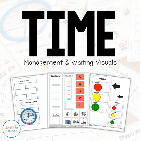 Time Management and Waiting Visuals – The Autism Helper