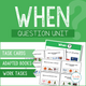 When Question Unit cover featuring focused question-answering resources