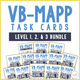 VB-MAPP Levels 1, 2, & 3 Task Cards Bundle cover showing all included sets