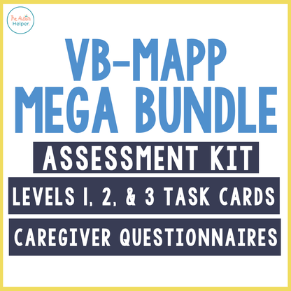 VB-MAPP Mega Bundle {TASK CARDS & ASSESSMENT KIT BUNDLE}