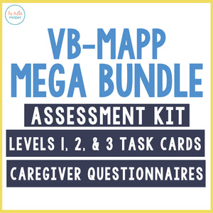 VB-MAPP Mega Bundle {TASK CARDS & ASSESSMENT KIT BUNDLE}
