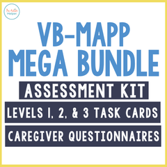 VB-MAPP Mega Bundle {TASK CARDS & ASSESSMENT KIT BUNDLE}