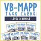 VB-MAPP Level 3 Task Cards Bundle cover showing included skill-domain sets