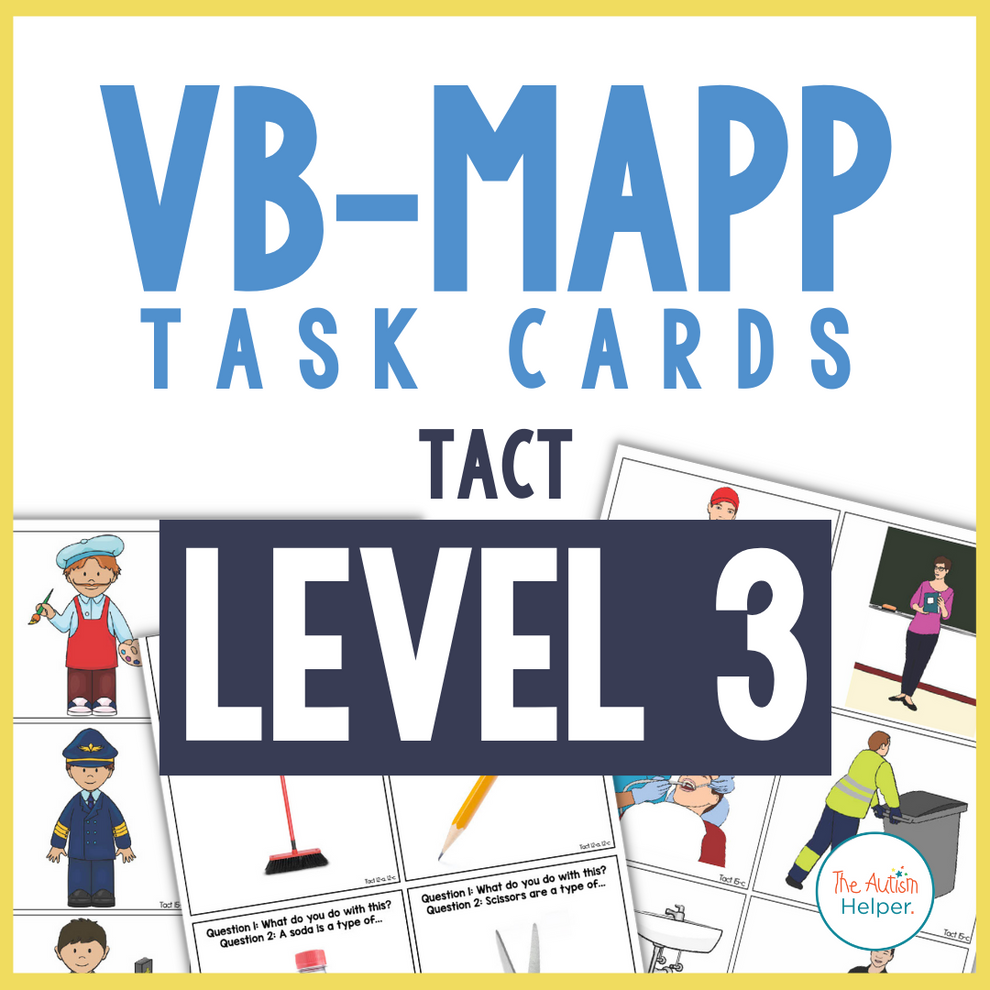 VB-MAPP Task Cards: Tact Level 3 – The Autism Helper