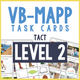 VB-MAPP Task Cards: Tact Level 2 cover for VB-MAPP-aligned skill practice