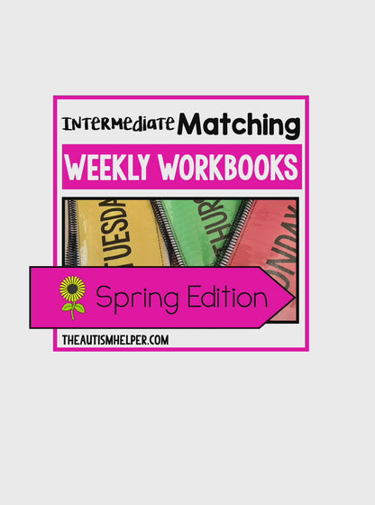 Intermediate Matching Weekly Workbooks - Spring