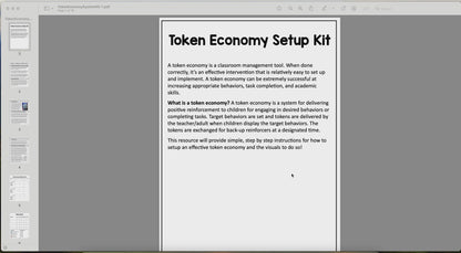 Token Economy System Kit