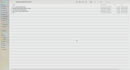 Alphabet Adapted Book Series