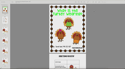 Thanksgiving Adapted Book Series