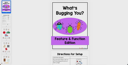 What's Bugging You? Feature & Function Adapted Book