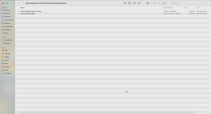 I Spy - Non-Examples & Negation Adapted Book