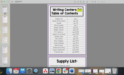 10 Writing Centers for Special Education