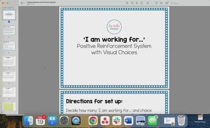 Positive Reinforcement Visual System