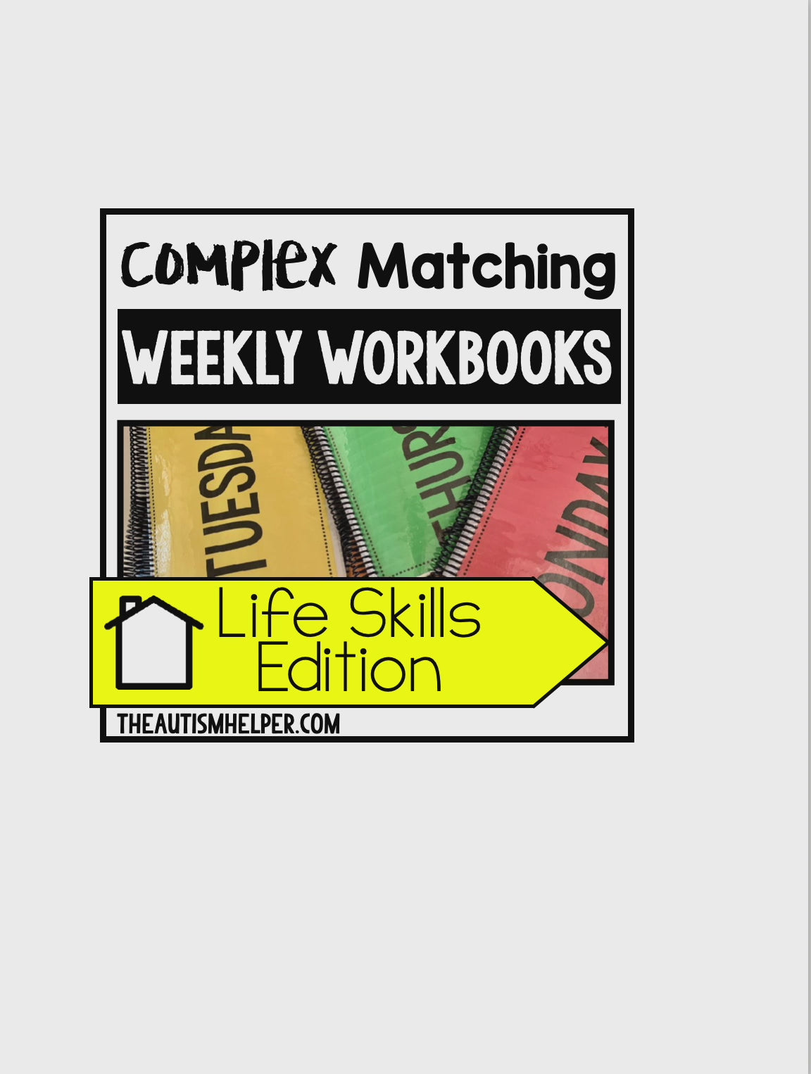Complex Matching Weekly Workbooks - Life Skills – The Autism Helper