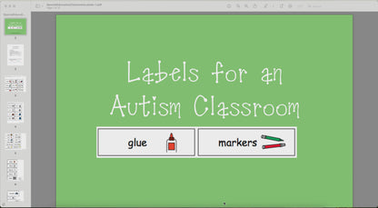 Special Education Classroom Labels