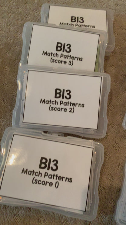 Pattern Task Cards [ABLLS-R Aligned B13, B22]