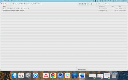 Communication Skills - Social Story Adapted Book Series