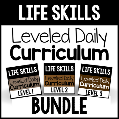 Life Skills Leveled Daily Curriculum {BUNDLE}