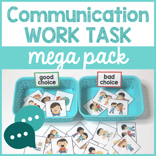Communication Based Work Task Mega Pack