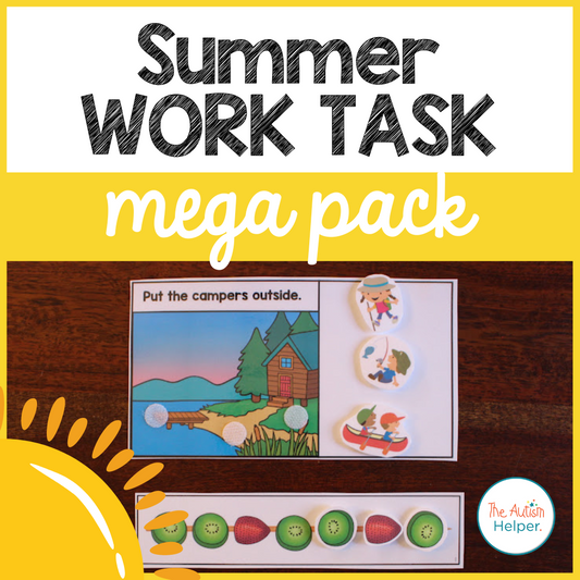 Summer Task Play Group.pdf Summer Collection – The Autism Helper