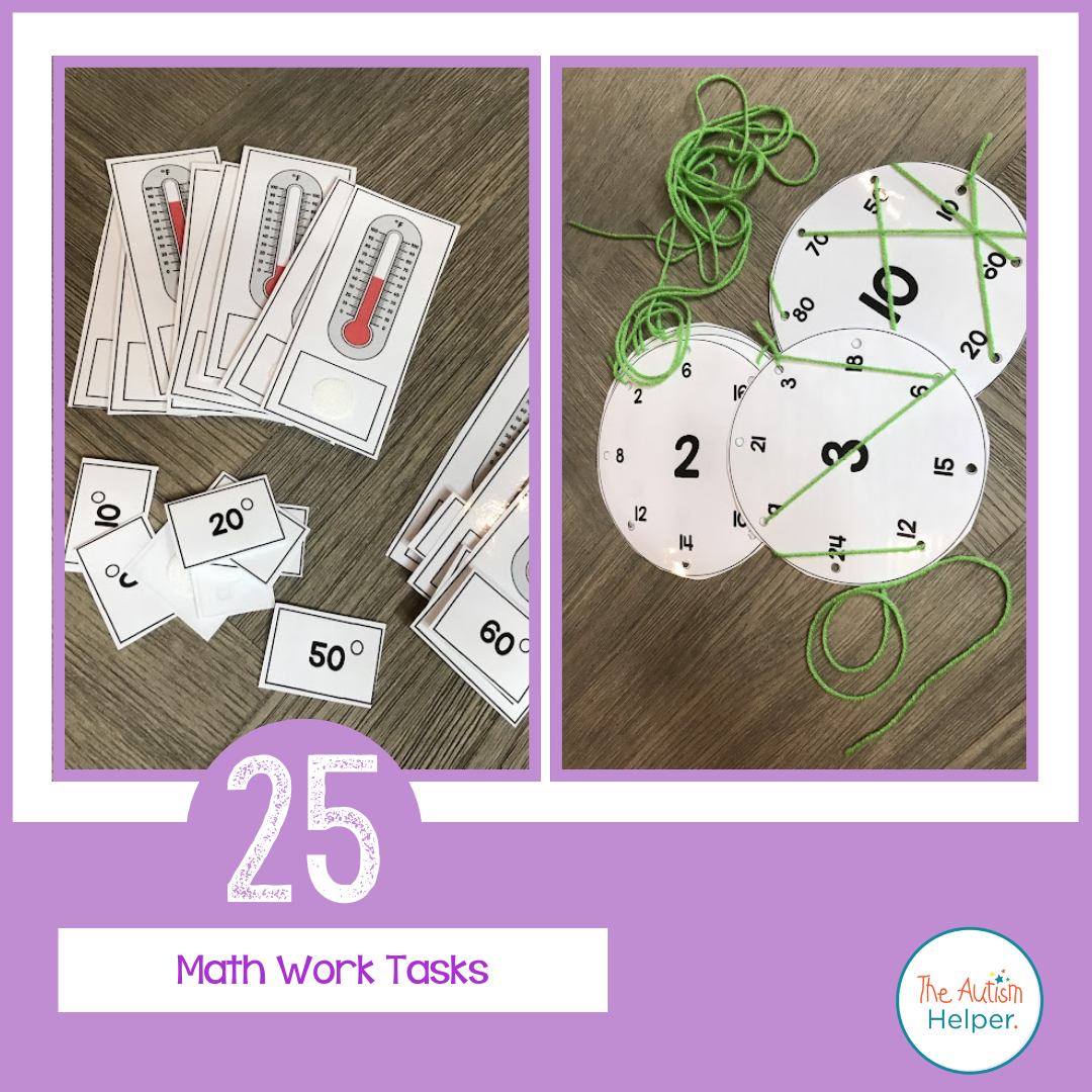 Math Package Work Math Work Task Mega Pack – The Autism Helper