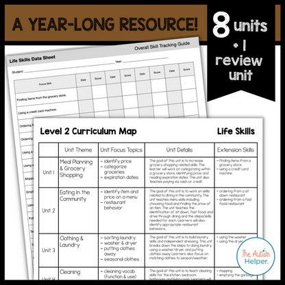 Life Skills Leveled Daily Curriculum {LEVEL 2}