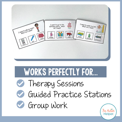 What Do I Need? Life Skills Task Cards