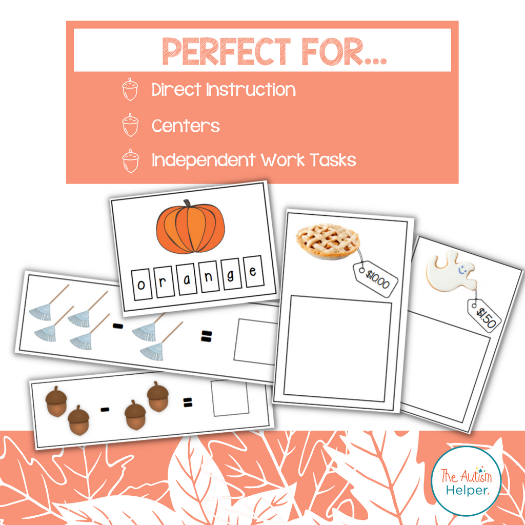 Fall Work Tasks Mega Pack#N# #N# #N# #N# – The Autism Helper