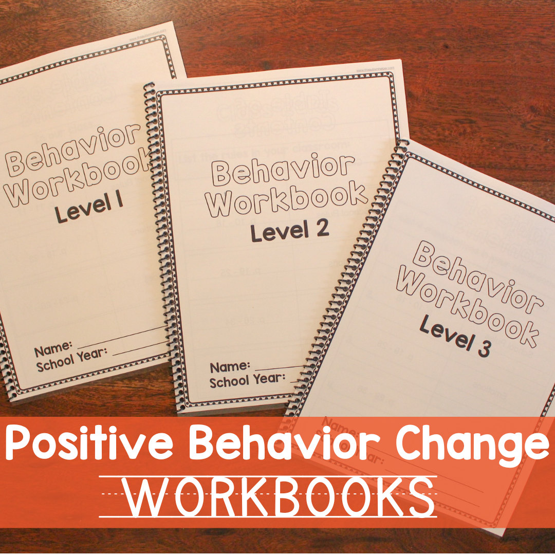 Behavior Modification Workbook Positive Behavior Change Workbooks – The Autism Helper