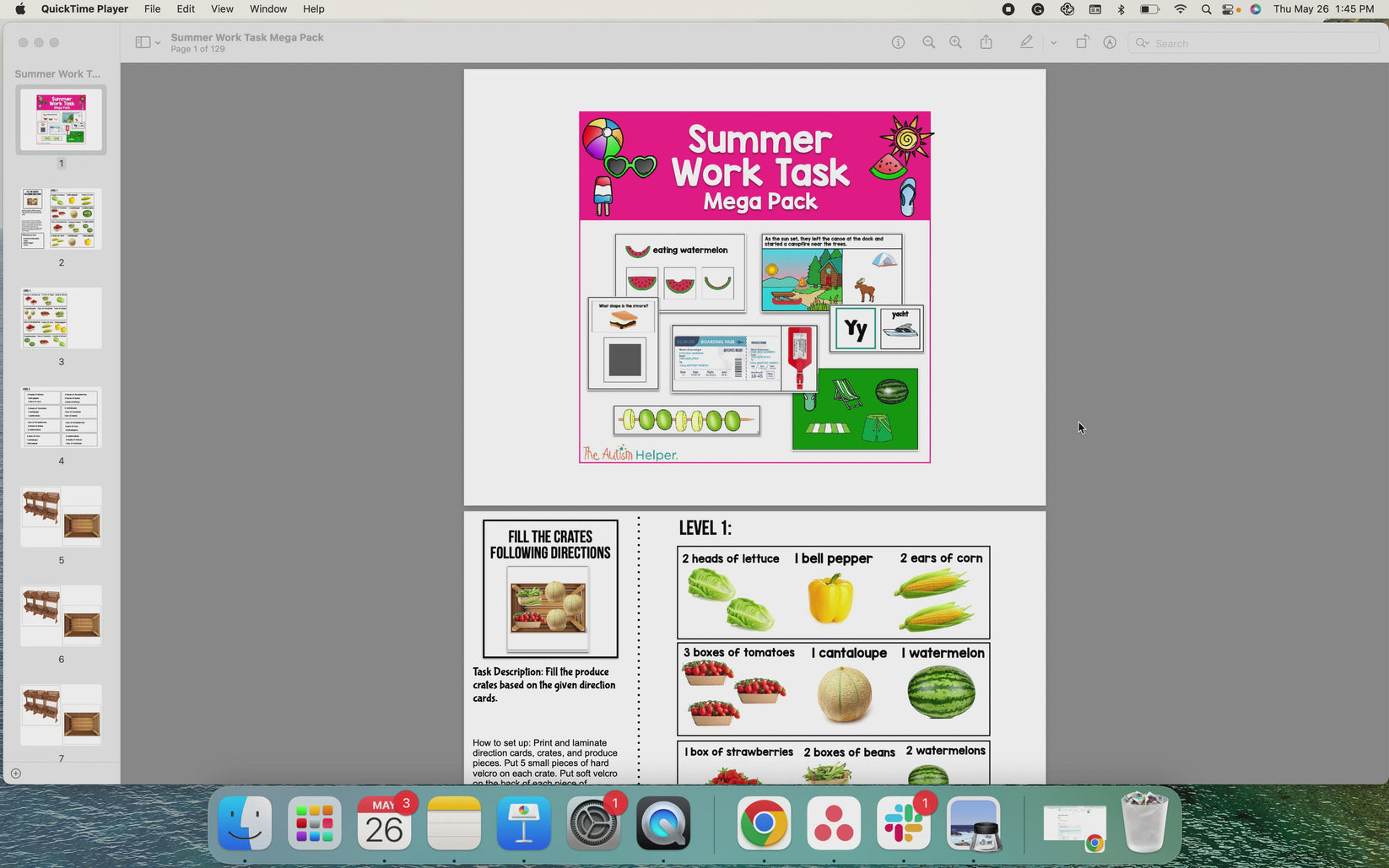 Summer Work Task Mega Pack – The Autism Helper