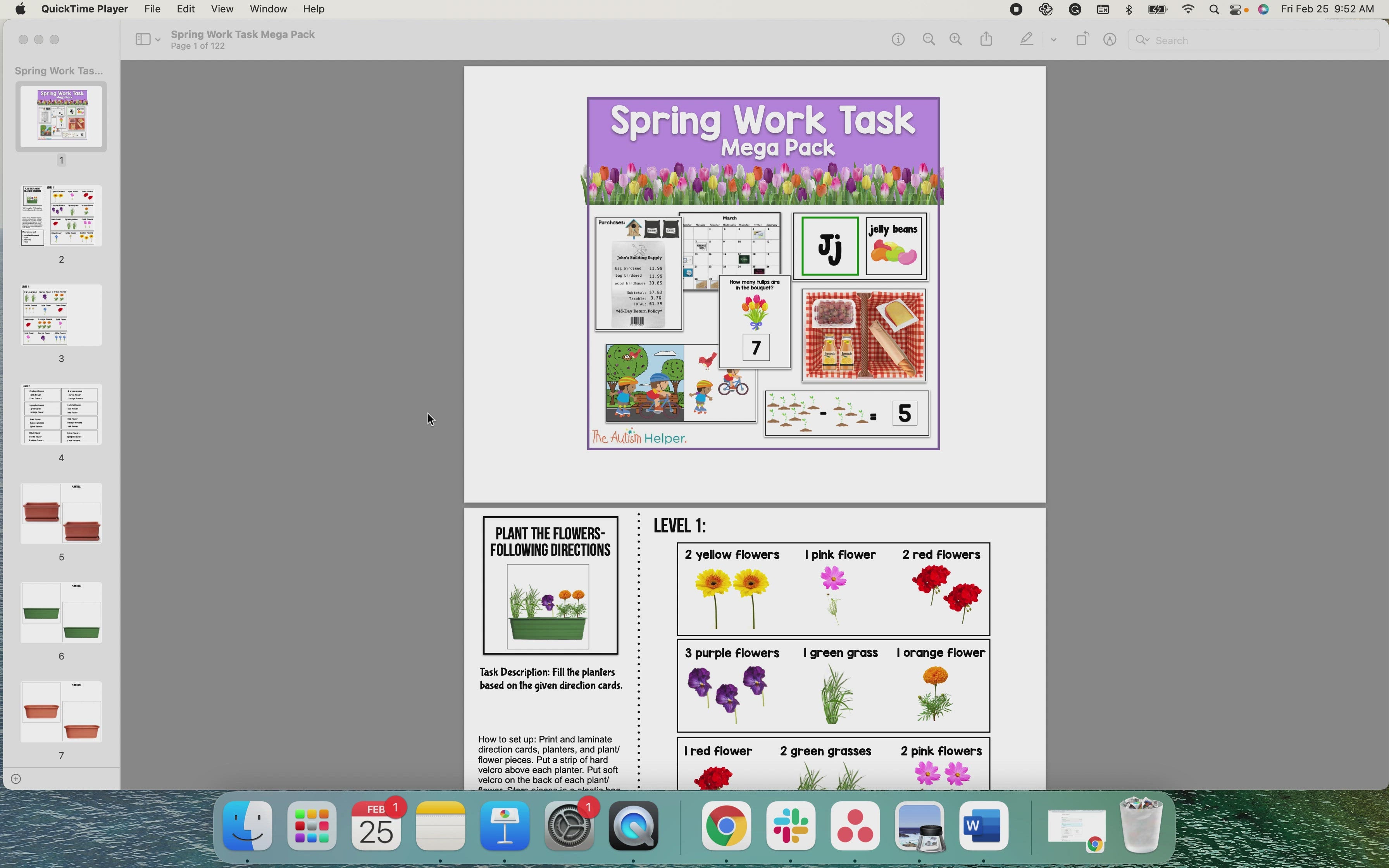 Spring Work Task Mega Pack – The Autism Helper