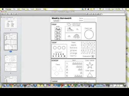 Leveled Homework {Level 1} – The Autism Helper