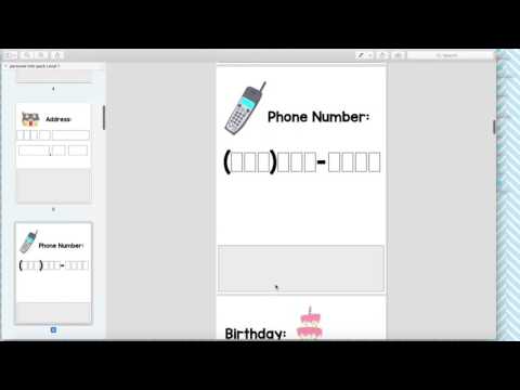 Personal Information Mega Pack {Level 1} – The Autism Helper