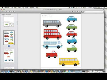 File Folder Activities to Match, Sort, Count, and More! {VEHICLE themed}