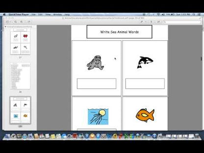Animal Vocabulary Unit {for Special Education}