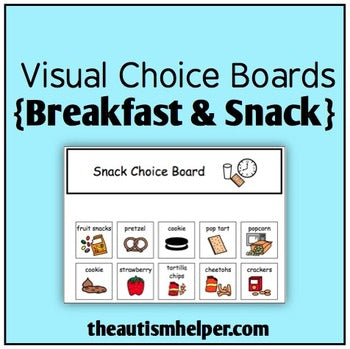 Autism Visuals Food
