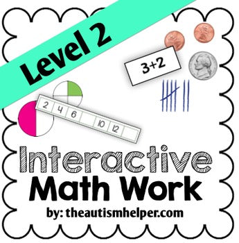 Interactive Math Work Book {Level 2}