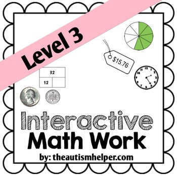 Interactive Math Work Book {Level 3}
