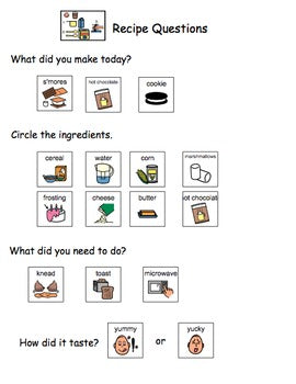 Visual Recipes for Children with Autism: Drinks