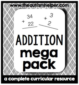 Addition Practice Pack – The Autism Helper