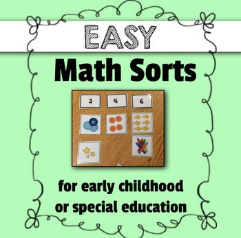 Easy Math Sorts for Special Education