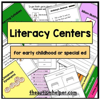 10 Literacy Centers for Special Education