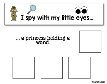 I Spy - Princesses {an Adapted Book for Children with Autism}