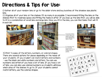 Work Task System Setup Kit – The Autism Helper