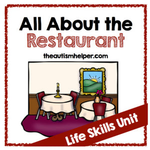 All About the Restaurant {Life Skills Unit}