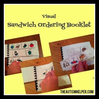 Sandwich Ordering Booklet for Children with Autism